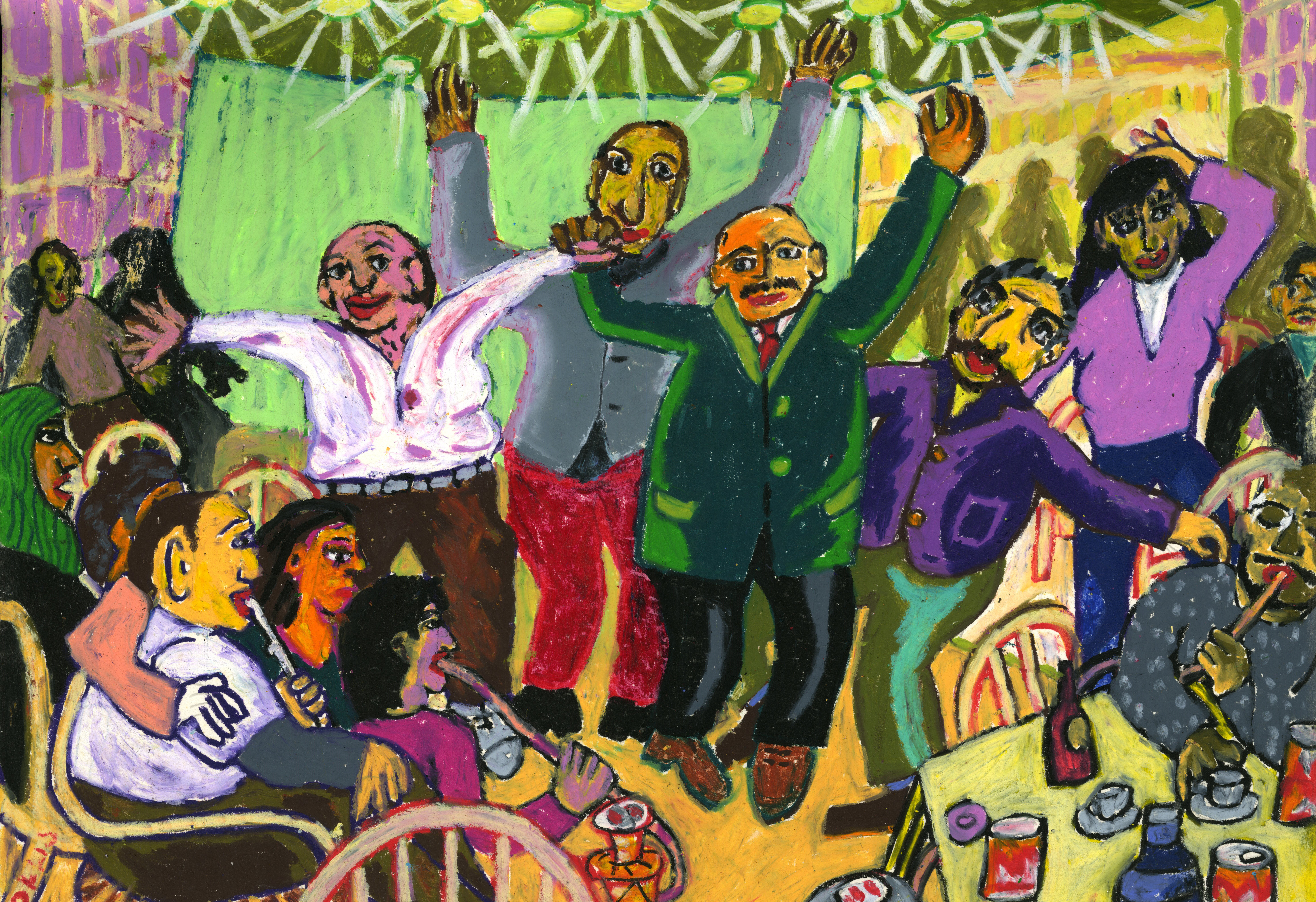 Bernard Ollis - Dancing in a Cairo nightclub - 2008