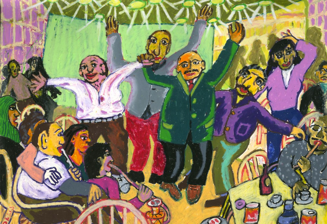 Bernard Ollis - Dancing in a Cairo nightclub - 2008